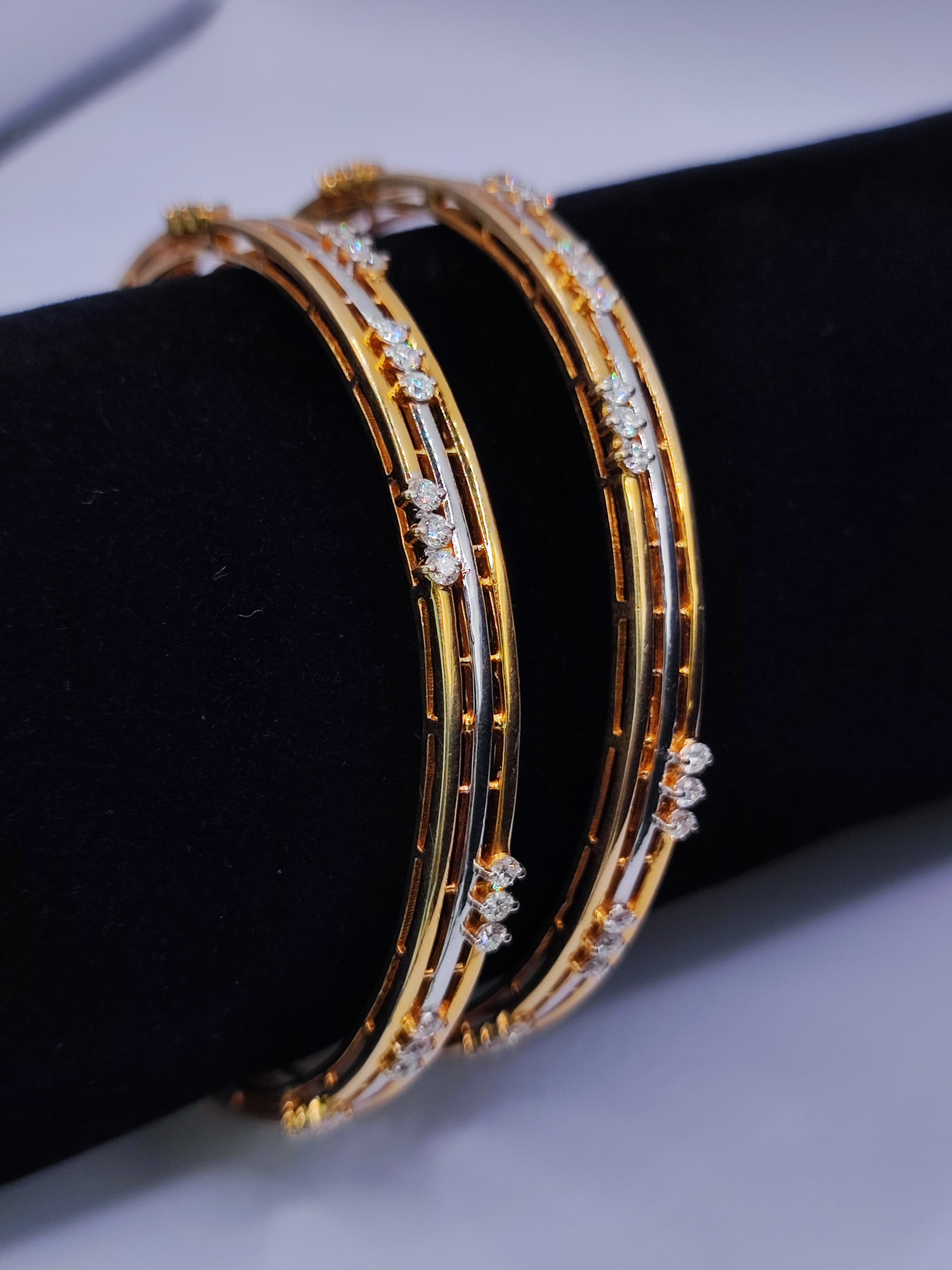 Northern Lights Diamond Bangles